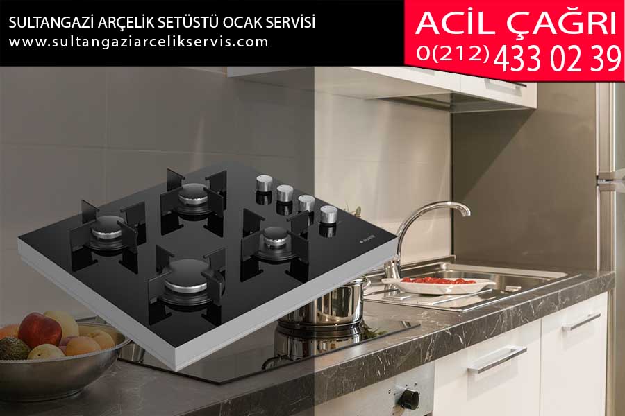 sultangazi arçelik setüstü ocak servisi